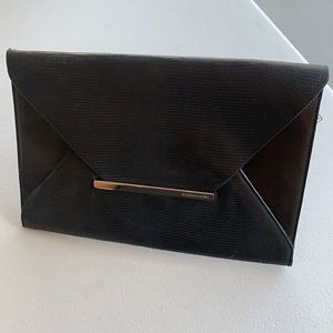 BCBG Max Azria Black Envelope Clutch